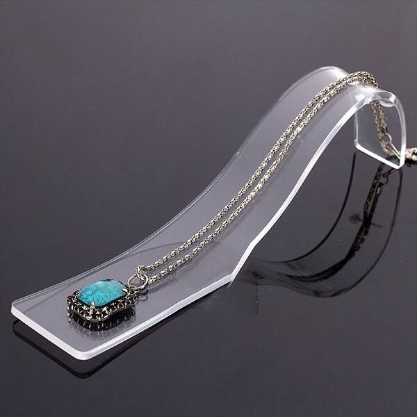 Acrylic Pendant Necklace Jewelry Display Stands