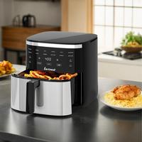 【SummerTurn-up】【FathersDayGift】7.4 Quart Air Fryer with Dual Heating, 1700W Large Capacity Air Fryer Oven for Family,...