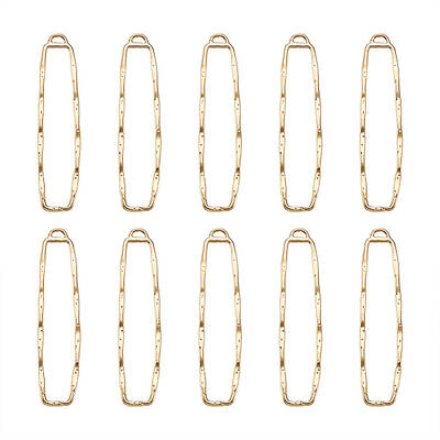 10Pcs Alloy Open Back Bezel Big Pendants