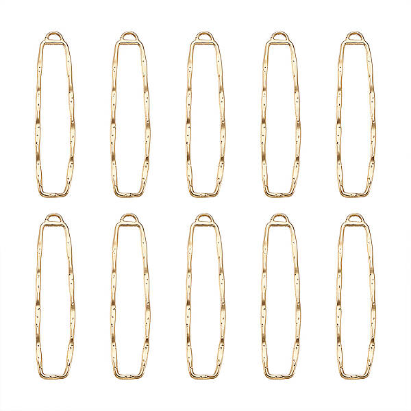 10Pcs Alloy Open Back Bezel Big Pendants