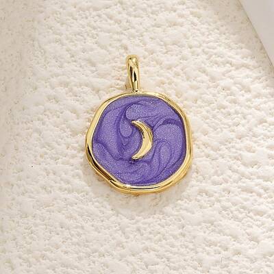 Brass Enamel Pendants