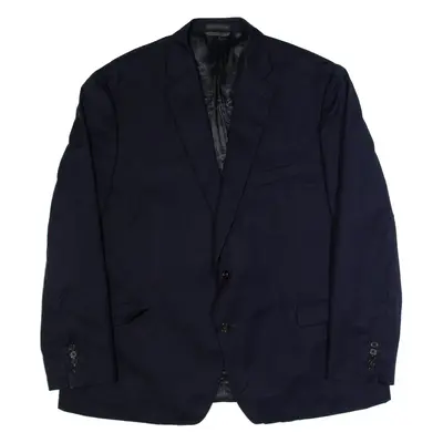 LAUREN RALPH LAUREN Mens Blazer Jacket Blue Wool XL