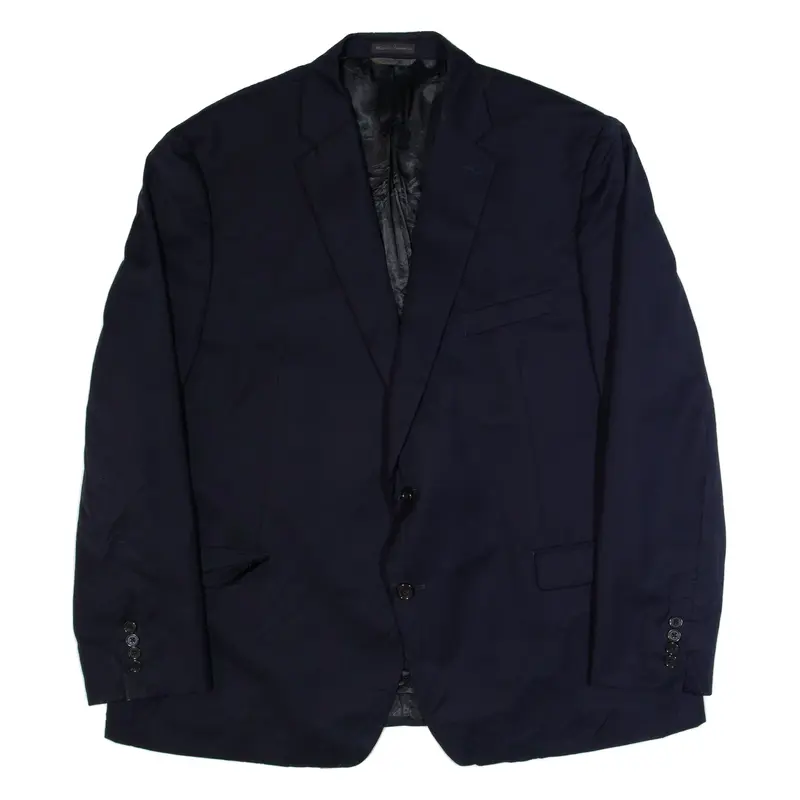 LAUREN RALPH LAUREN Mens Blazer Jacket Blue Wool XL