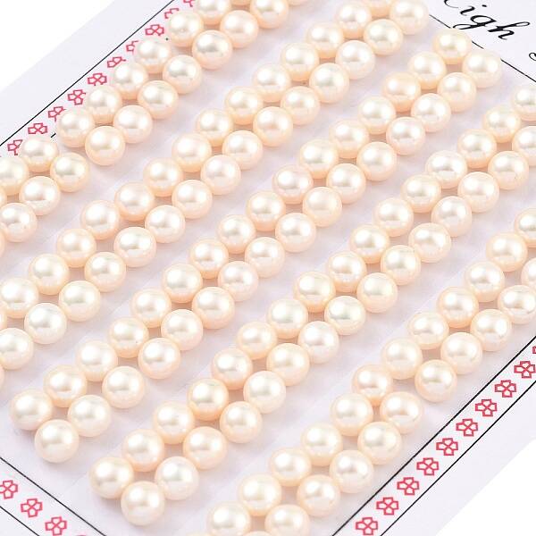 Grade 6A Natural Cultured Freshwater Pearl Beads