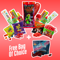 Flavoritos, Big Texas Chamoy Pickle Kits With a Free Flavoritos Bag