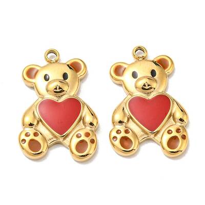 304 Stainless Steel Enamel Pendants