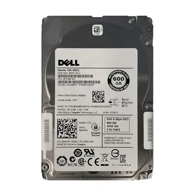 8MP93 Dell 600GB 6Gb/s SAS 10000 2.5-Inch Hard Drive