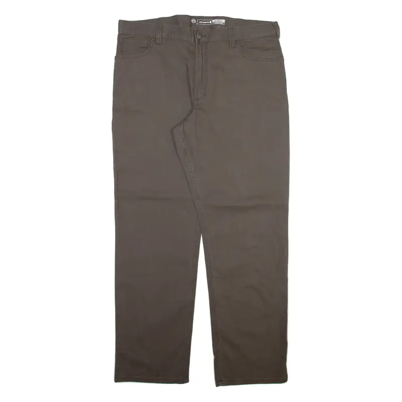 CARHARTT Mens Trousers Grey Relaxed Straight W38 L32
