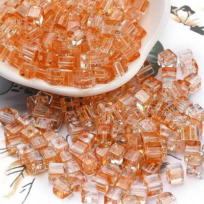 Spray Painted Glass Seed Beads
