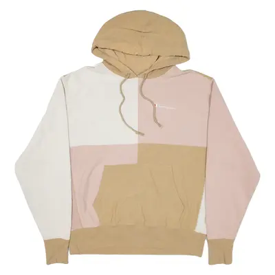 CHAMPION Womens Brown Hoodie L