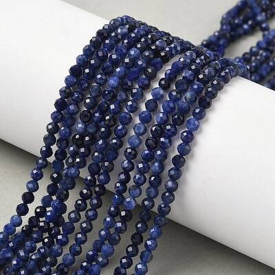 Natural Sodalite Beads Strands