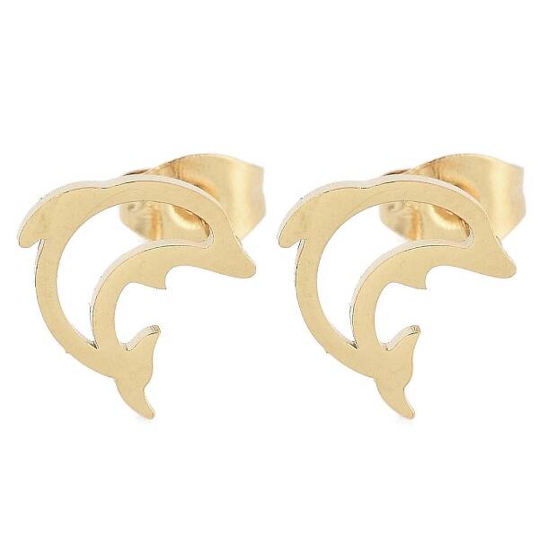 PVD Vacuum Plating 304 Stainless Steel Stud Earrings for Women