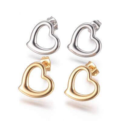 304 Stainless Steel Stud Earrings