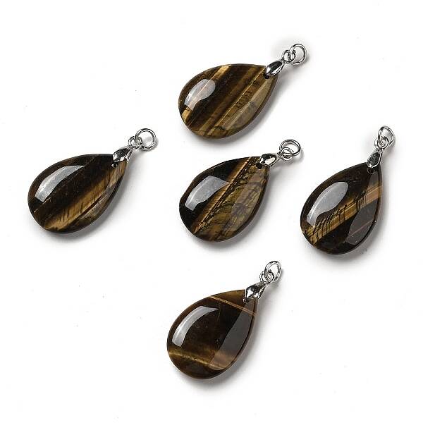 Natural Tiger Eye Pendants