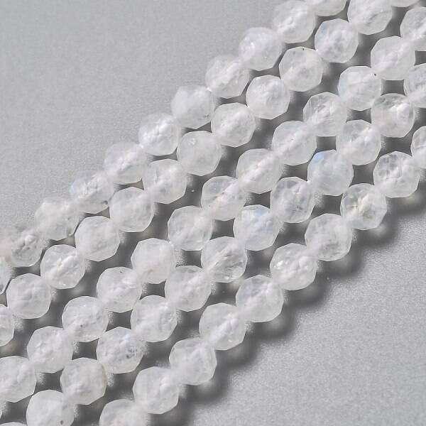 Natural Rainbow Moonstone Beads Strands