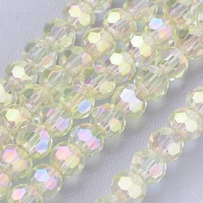 Electroplate Glass Beads Strands