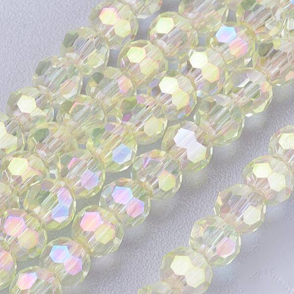 Electroplate Glass Beads Strands