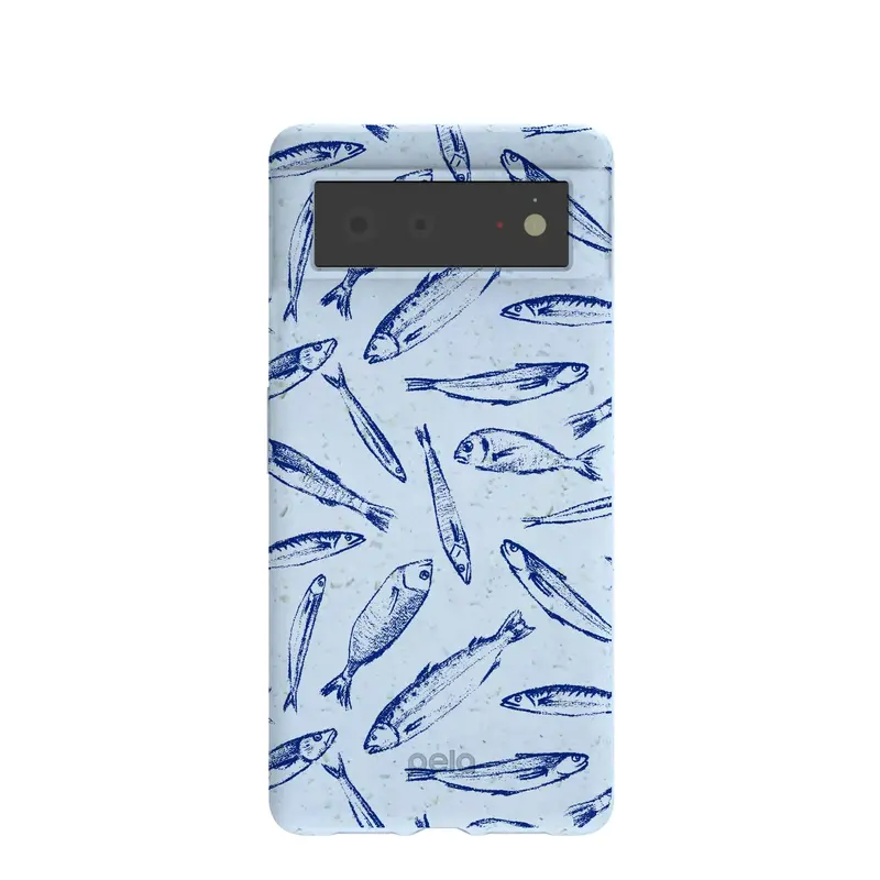 Powder Blue Fishery Google Pixel 6 Case