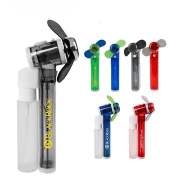 100 Promotional Slim N Slender Misting Fan - 300 Sprays