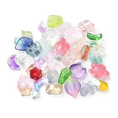 Mixed Style Glass Pendants/Cabochons/Beads
