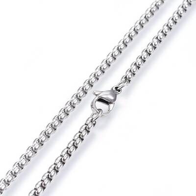 Non-Tarnish 304 Stainless Steel Rolo Chain Necklaces