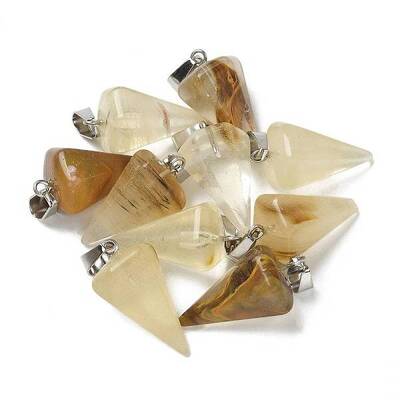 Watermelon Stone Glass Pendants