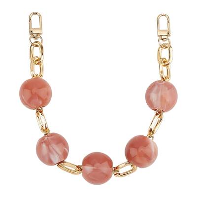 Acrylic Round Beads Bag Strap