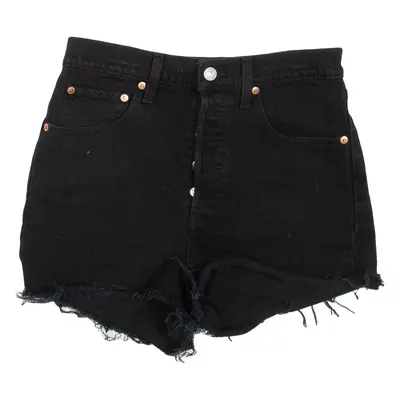 LEVI'S Ribcage Womens Denim Shorts Black S W27