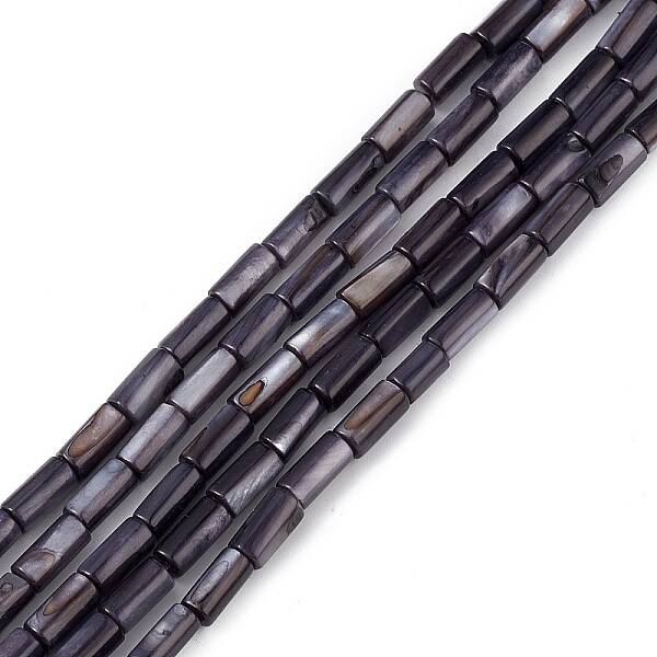 Natural Freshwater Shell Dyed Beads Strands