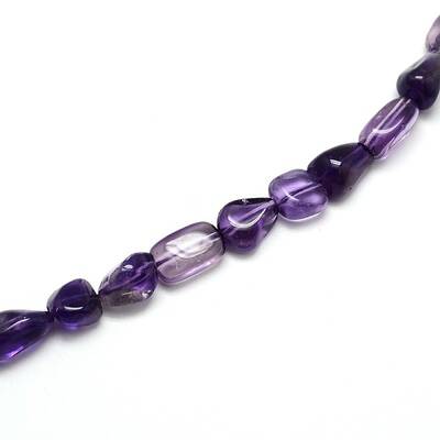 Natural Amethyst Nuggets Bead Strands