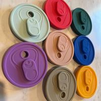 Silicone Lid for 16oz Glass Can - see product details for measurements