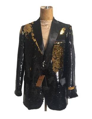 Mens Gold Blazer