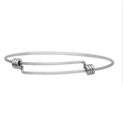 Tarnish Resistant Adjustable 316 Surgical Stainless Steel Expandable Bangle Making