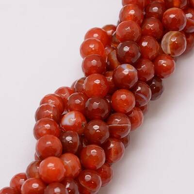 Natural Striped Agate/Banded Agate Bead Strands