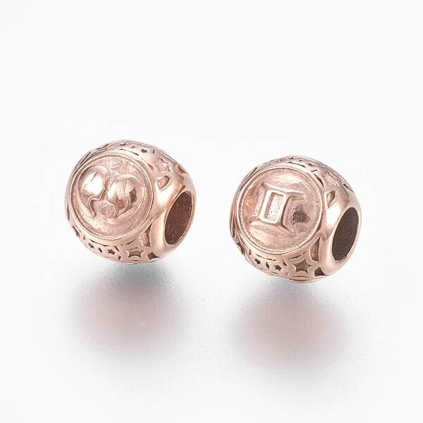 316 Surgical Stainless Steel European Beads