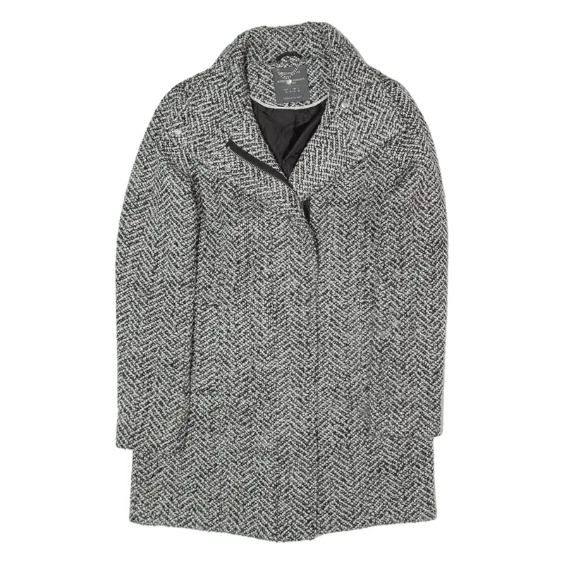 STREET ONE Overcoat Jacket Black Womens UK 10