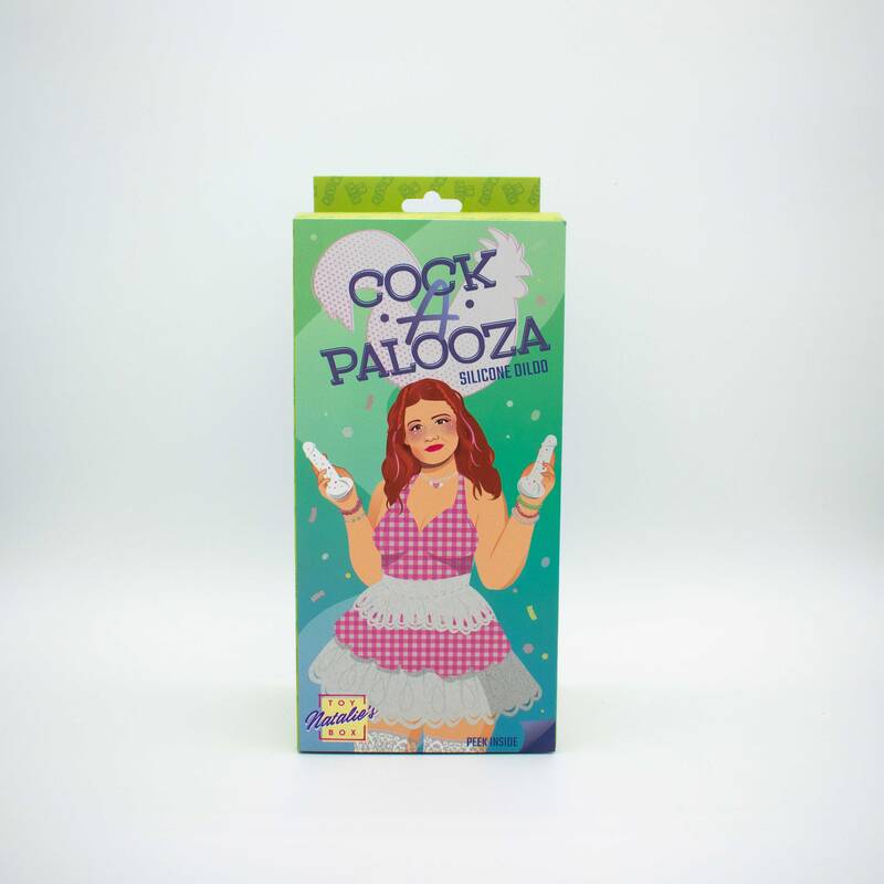 Cock-a-Palooza Confetti Silicone Suction Dildo