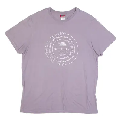 THE NORTH FACE Washington Mens T-Shirt Purple USA L