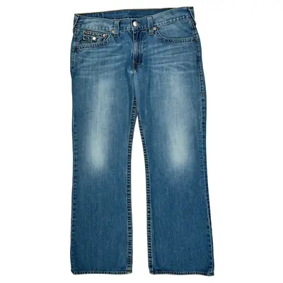 True Religion Jeans - 36W UK 14 Blue Cotton