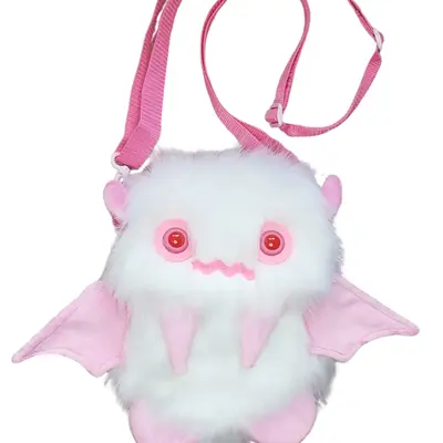 Albino Floof Monster Friend BACKPACK/Messenger Bag