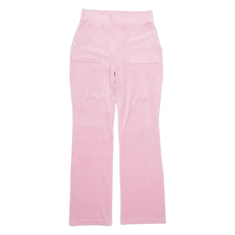 JUICY COUTURE Velour Womens Sweatpants Pink Straight XS W28 L31