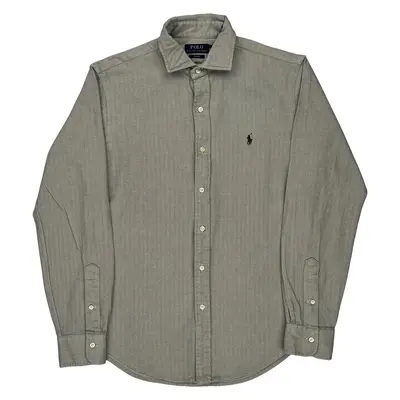Ralph Lauren Slim Fit Shirt - Medium Grey Cotton