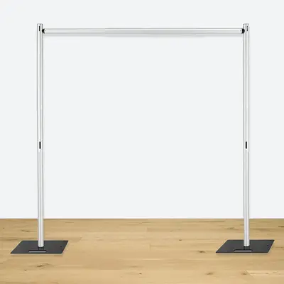 Heavy Duty Adjustable Aluminum Backdrop Stand for Event - Aperturee