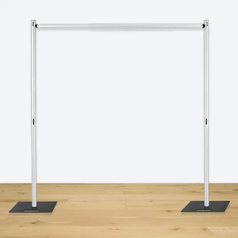 Heavy Duty Adjustable Aluminum Backdrop Stand for Event - Aperturee