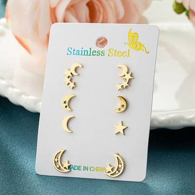 304 Stainless Steel Earring Sets