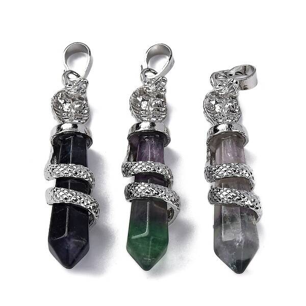 Natural Fluorite Pendants