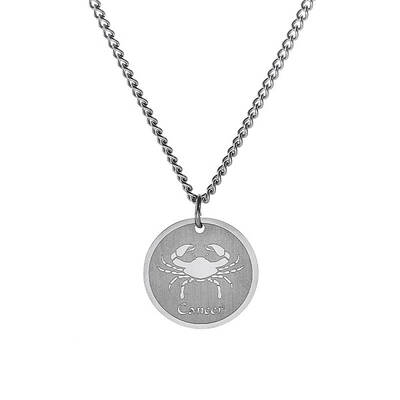 Non-Tarnish Stainless Steel 12 Constellation Pendant Necklaces for Sweater