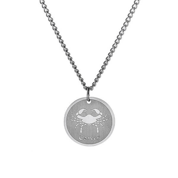 Non-Tarnish Stainless Steel 12 Constellation Pendant Necklaces for Sweater