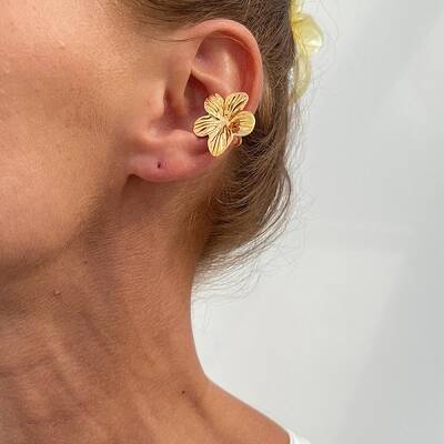 Iron & Alloy Cuff Earrings