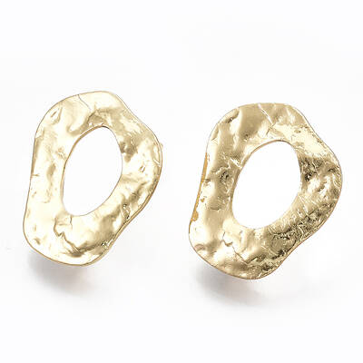 Brass Stud Earring Findings